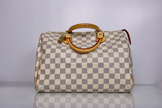 Louis Vuitton Speedy 30 Damier Azur