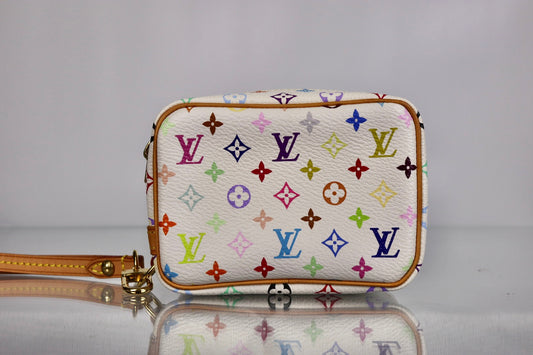 Louis Vuitton x Takashi Murakami White Wapity Pouch