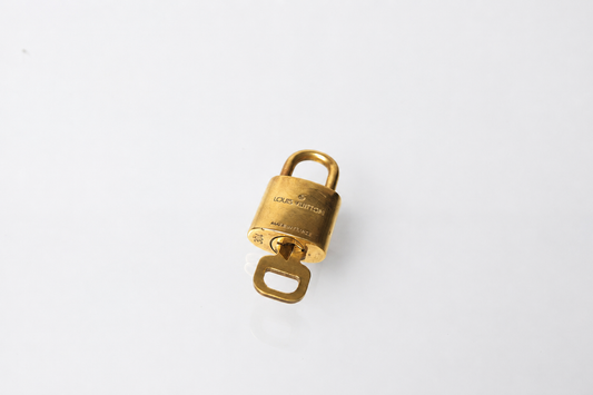 Louis Vuitton Padlock & Key Set