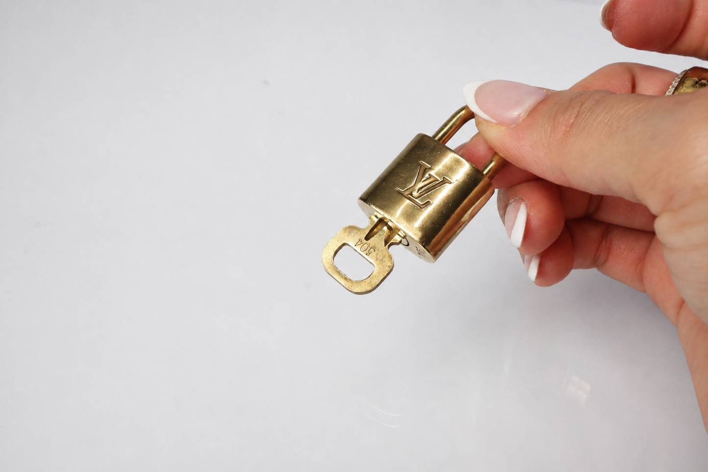 Louis Vuitton Padlock & Key Set