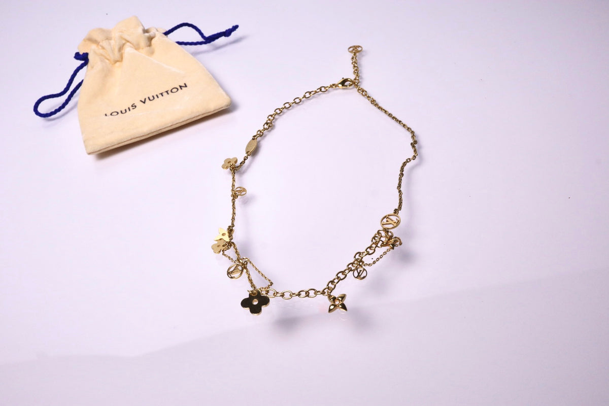 Louis Vuitton Gold Blooming Supple Necklace