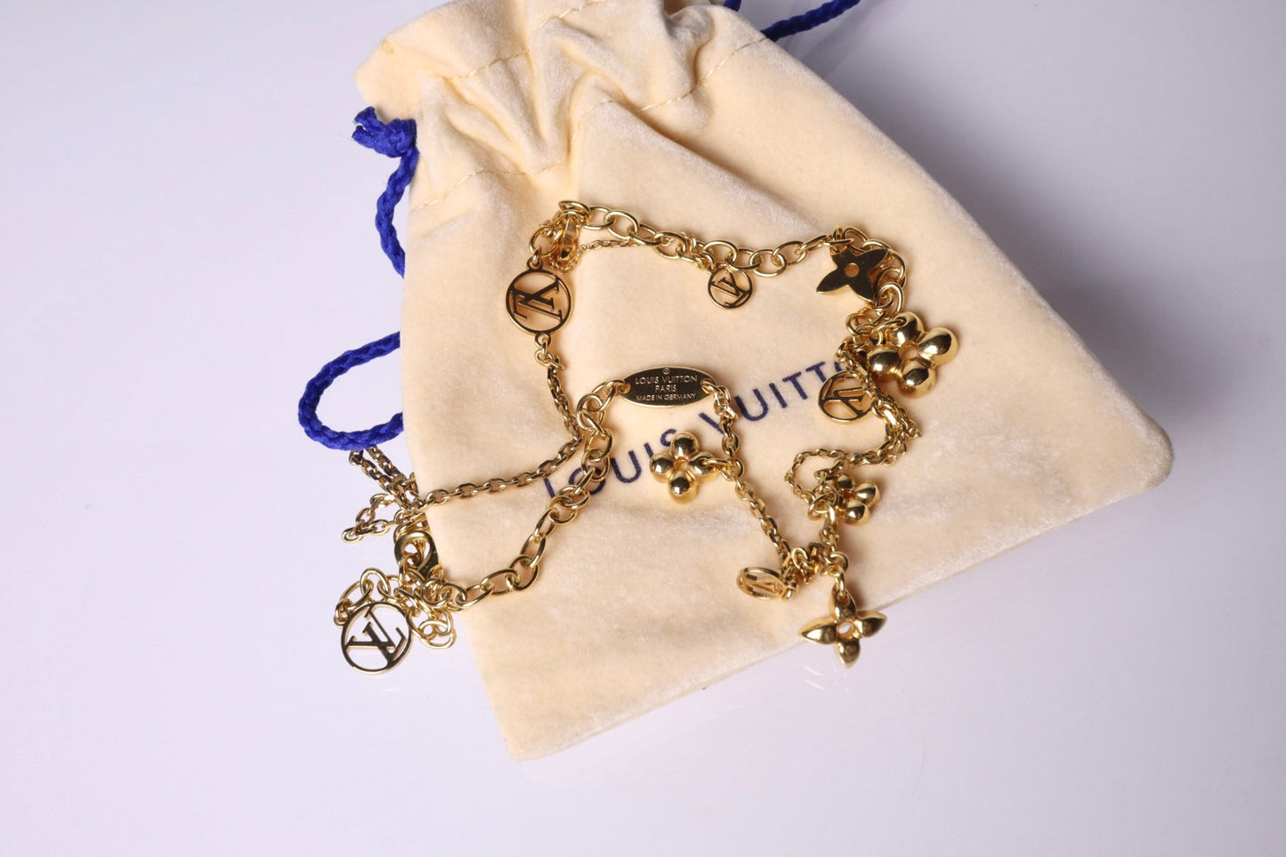 Louis Vuitton Gold Blooming Supple Necklace