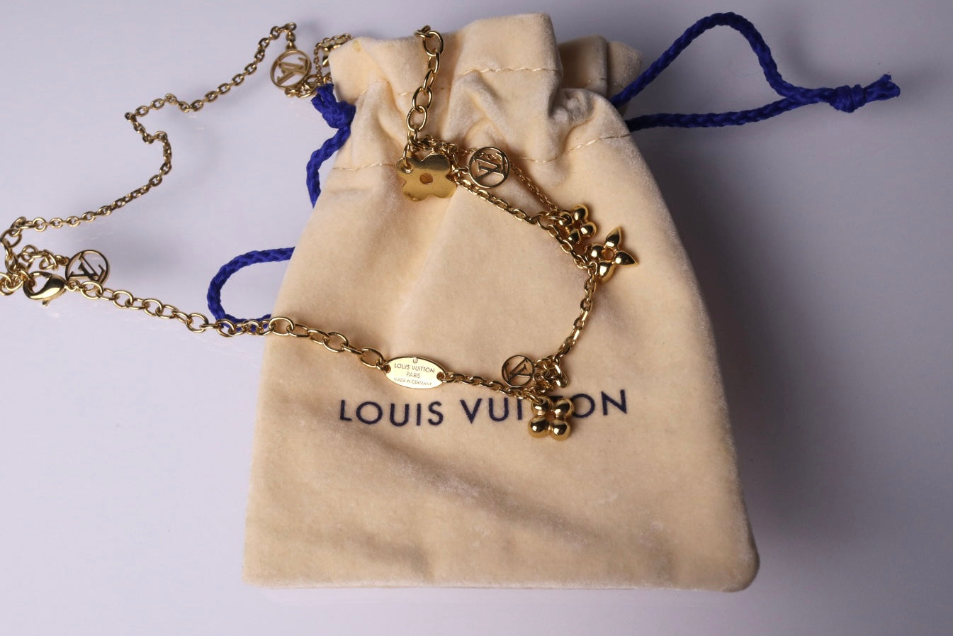 Louis Vuitton Gold Blooming Supple Necklace