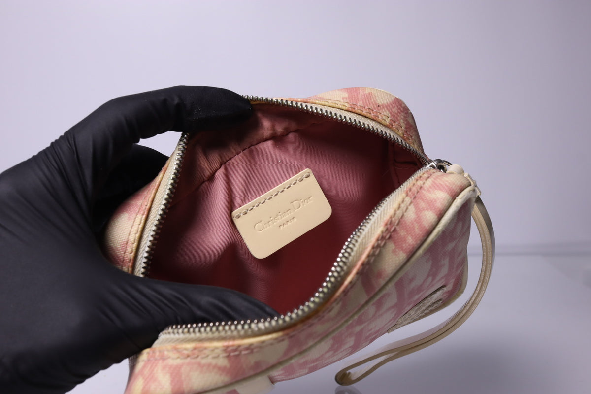Vintage Dior Pink Trotter No. 2 Pouch