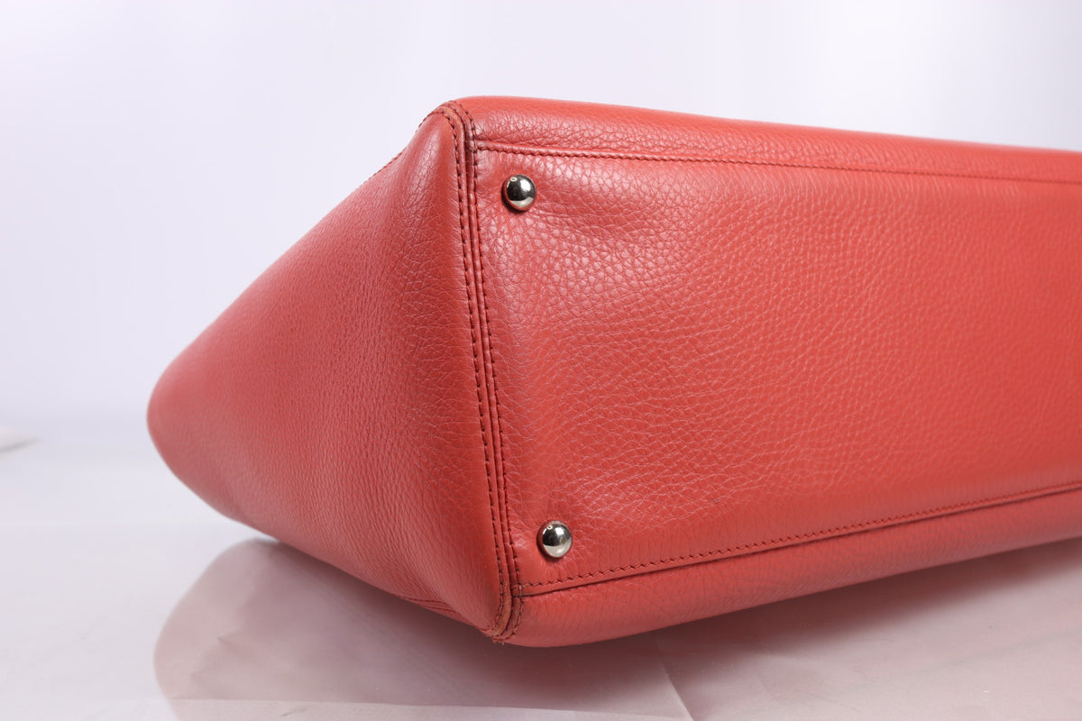 Chanel Cerf Executive Tote Coral