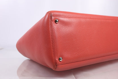 Chanel Cerf Executive Tote Coral