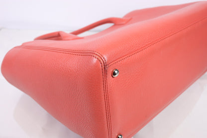 Chanel Cerf Executive Tote Coral