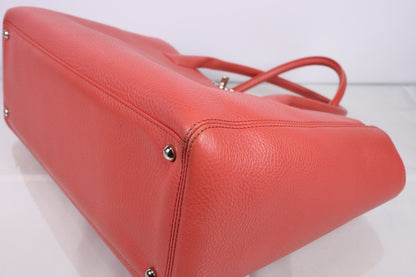 Chanel Cerf Executive Tote Coral