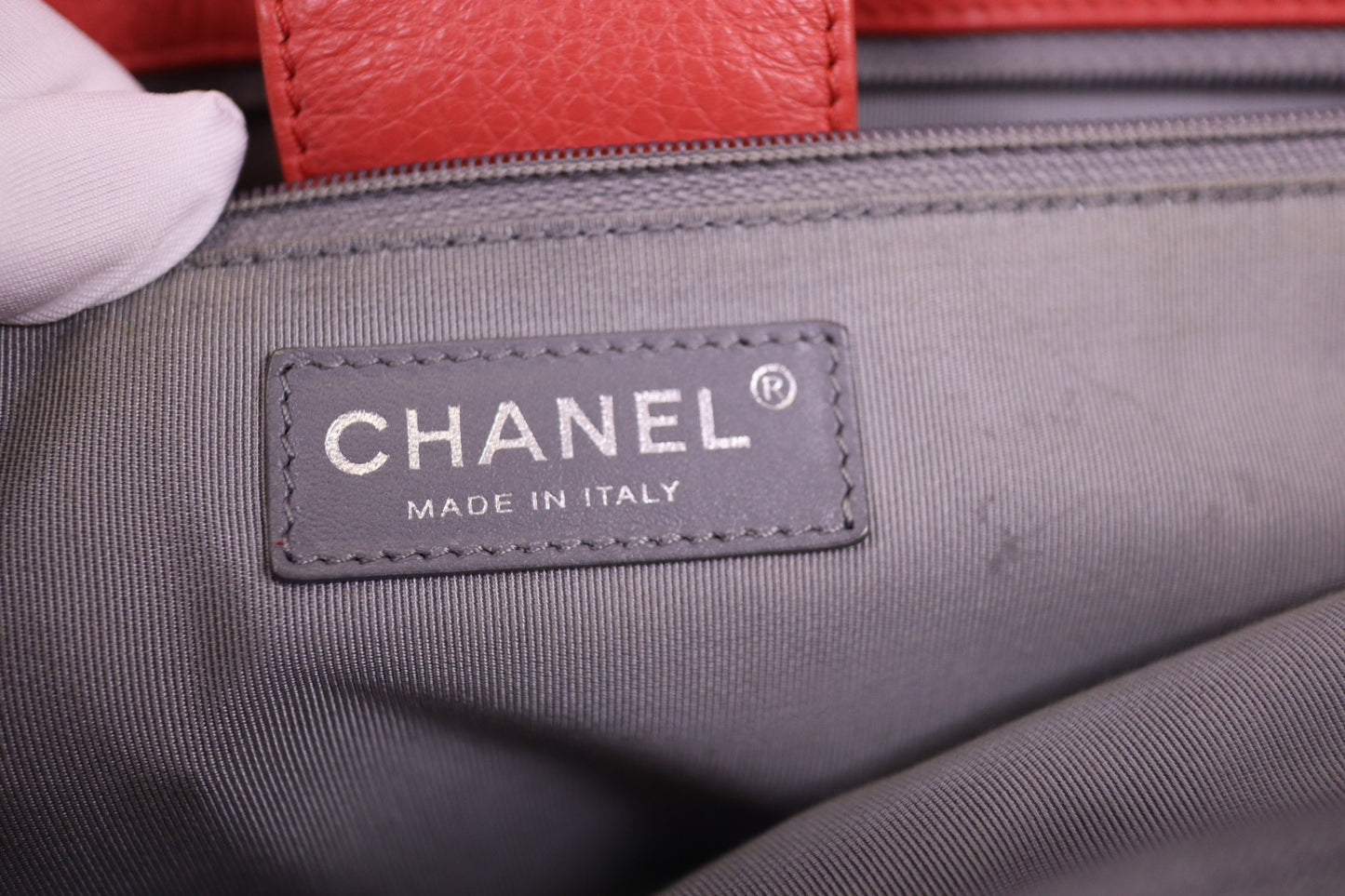 Chanel Cerf Executive Tote Coral
