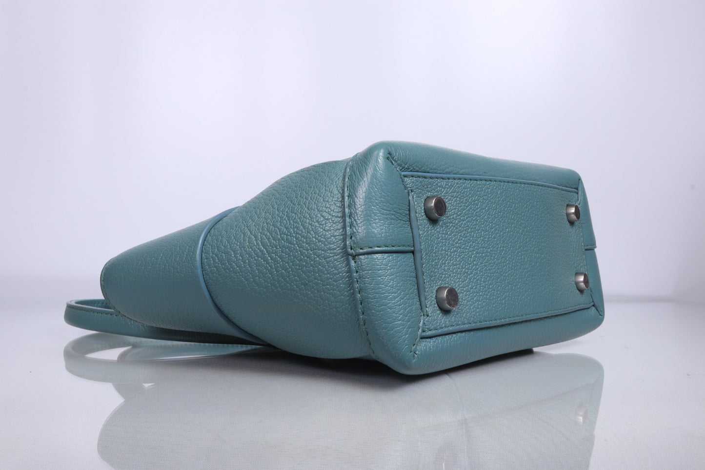 Bottega Veneta Blue Mini Arco Tote