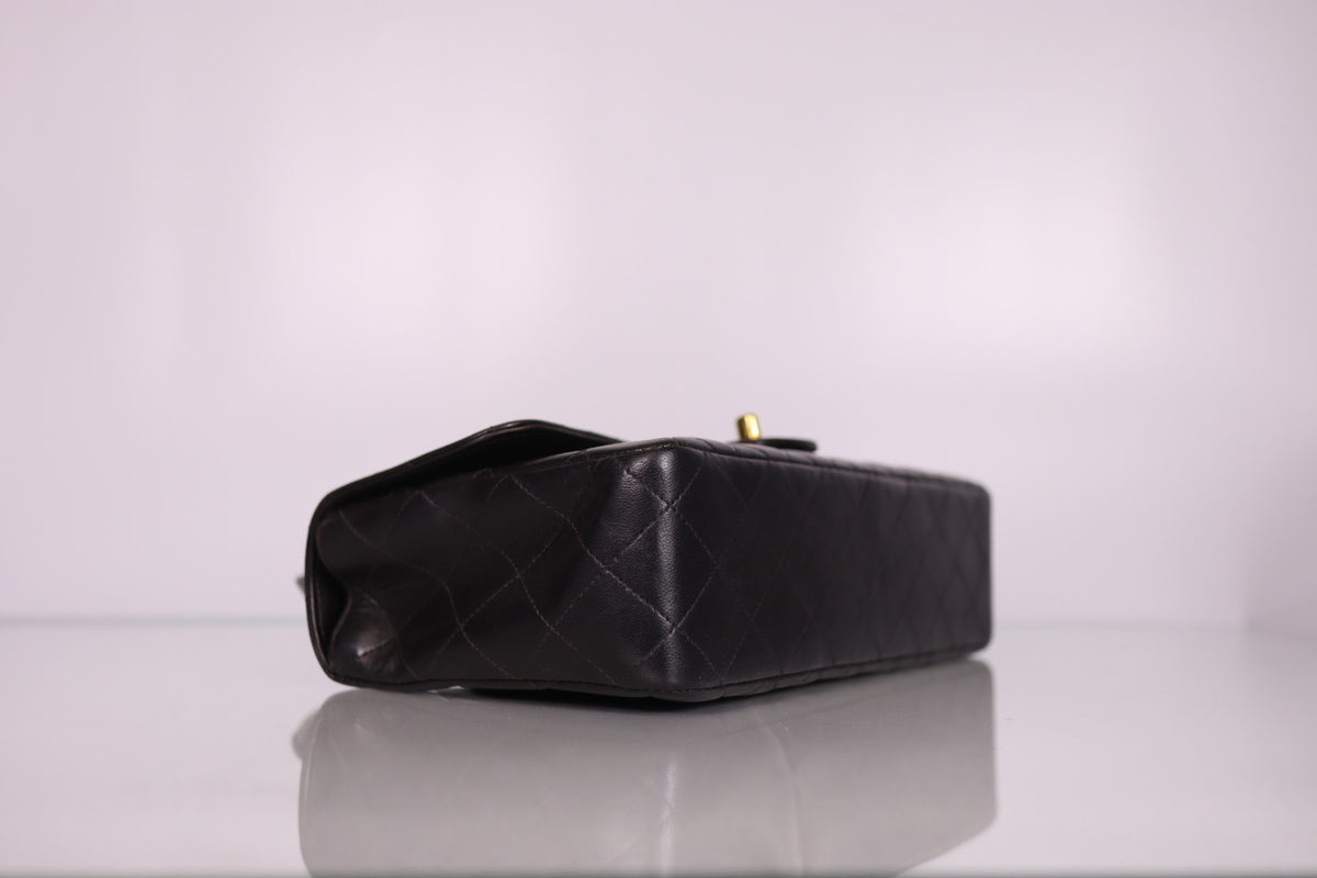 Vintage Chanel Quilted Lambskin Kelly Parent Top Handle Bag