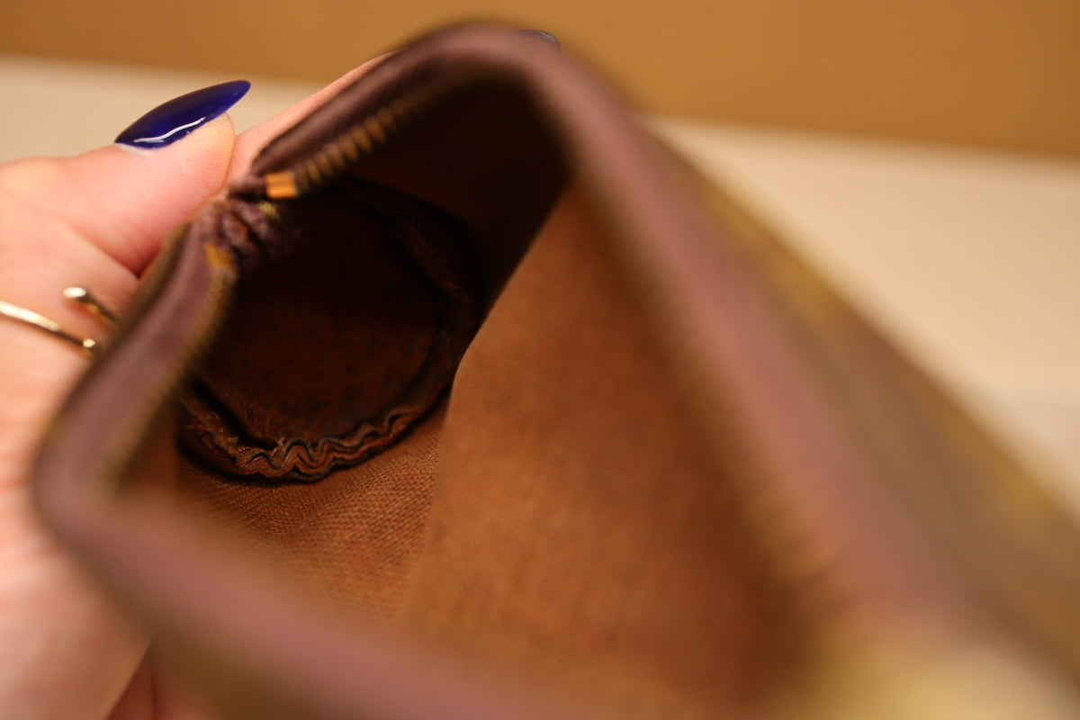 Vintage Louis Vuitton Etui Trois Golf Ball Pouch M58249 | Eclair Zipper