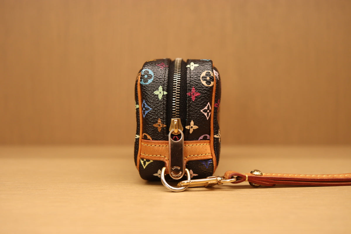 Louis Vuitton x Takashi Murakami Multicolore Monogram Wapity Pouch