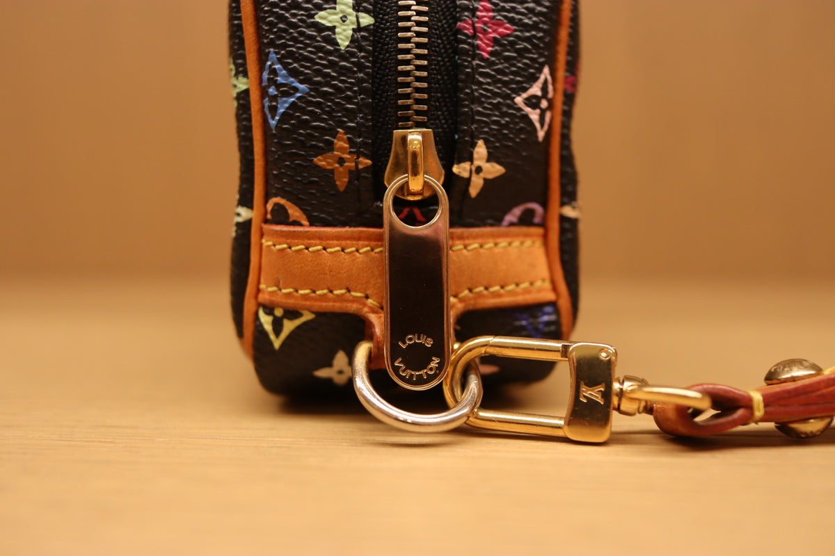 Louis Vuitton x Takashi Murakami Multicolore Monogram Wapity Pouch