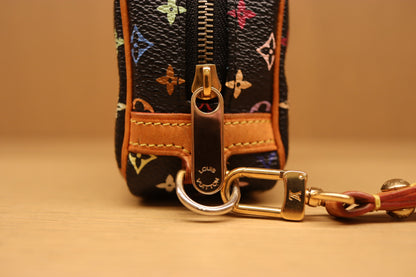 Louis Vuitton x Takashi Murakami Multicolore Monogram Wapity Pouch