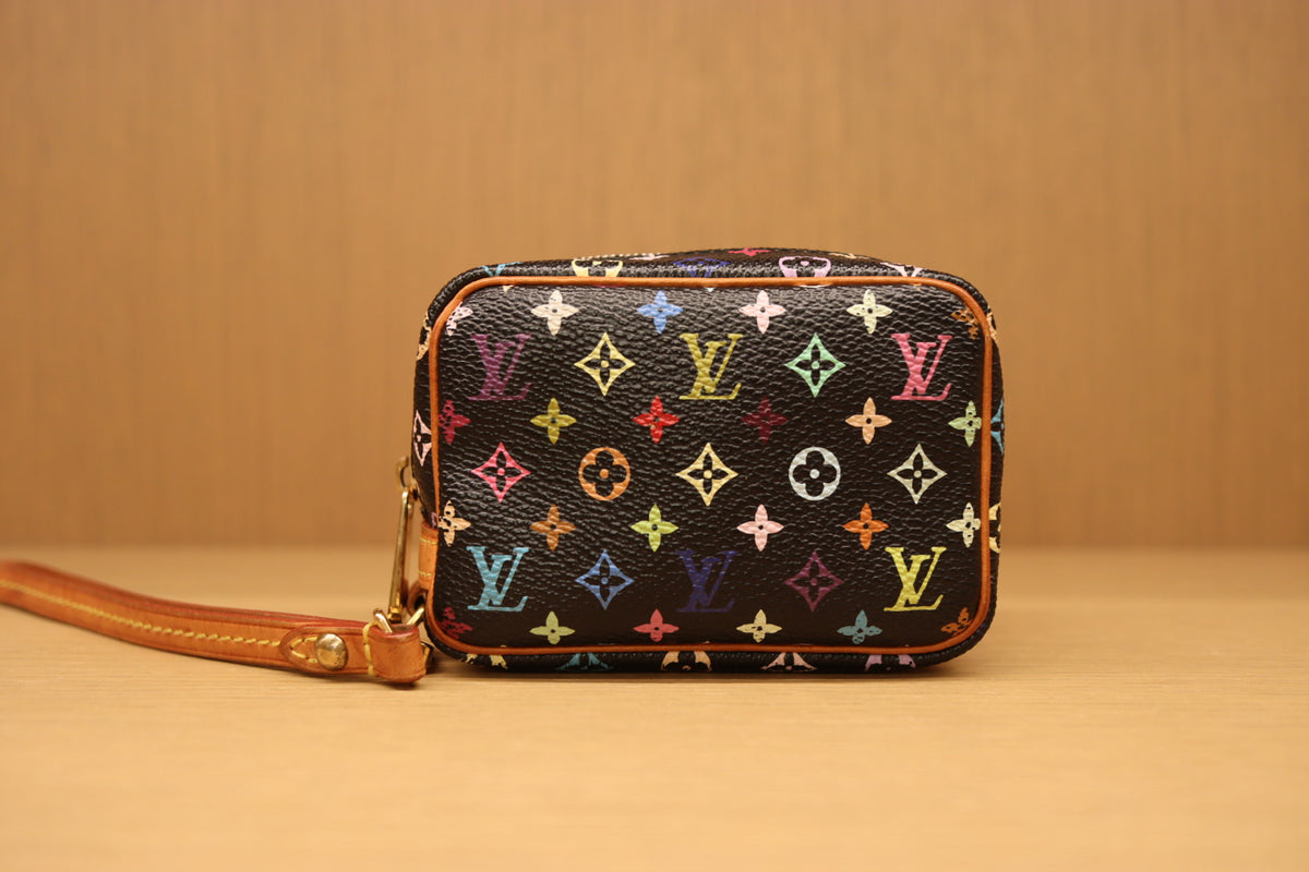 Louis Vuitton x Takashi Murakami Multicolore Monogram Wapity Pouch