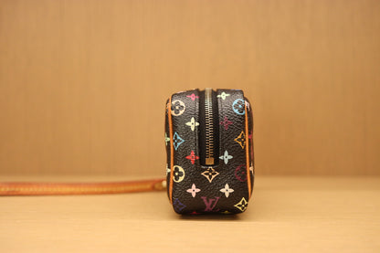 Louis Vuitton x Takashi Murakami Multicolore Monogram Wapity Pouch