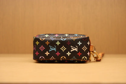 Louis Vuitton x Takashi Murakami Multicolore Monogram Wapity Pouch