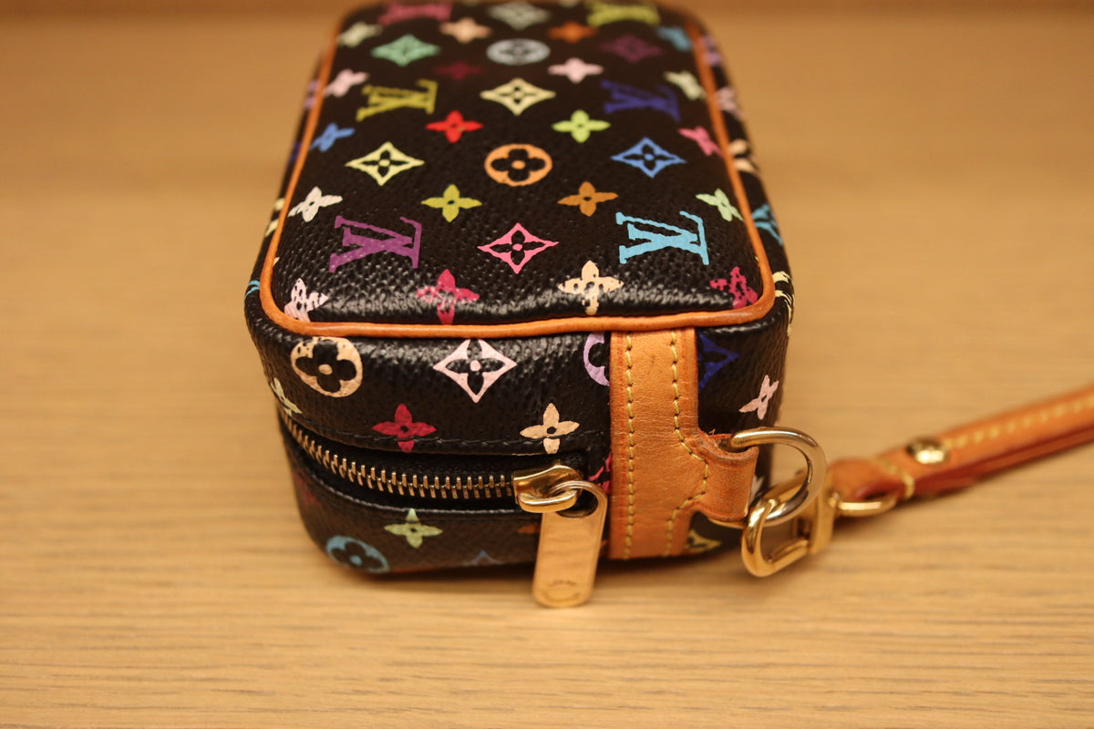 Louis Vuitton x Takashi Murakami Multicolore Monogram Wapity Pouch