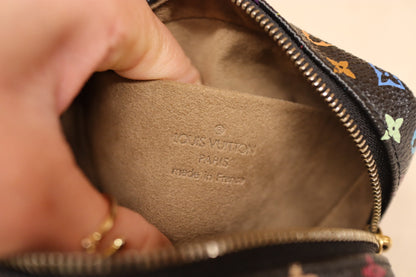 Louis Vuitton x Takashi Murakami Multicolore Monogram Wapity Pouch