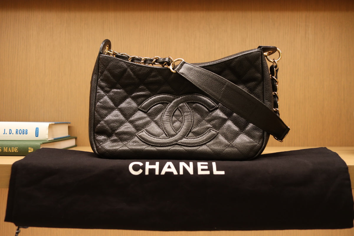 Chanel Timeless Quilted Caviar Leather Shoulder Bag