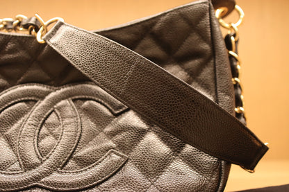 Chanel Timeless Quilted Caviar Leather Shoulder Bag