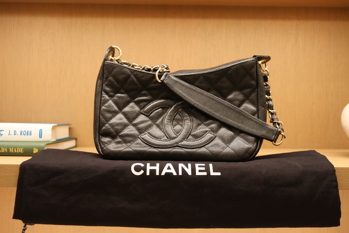 Chanel Timeless Quilted Caviar Leather Shoulder Bag