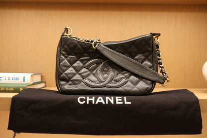 Chanel Timeless Quilted Caviar Leather Shoulder Bag