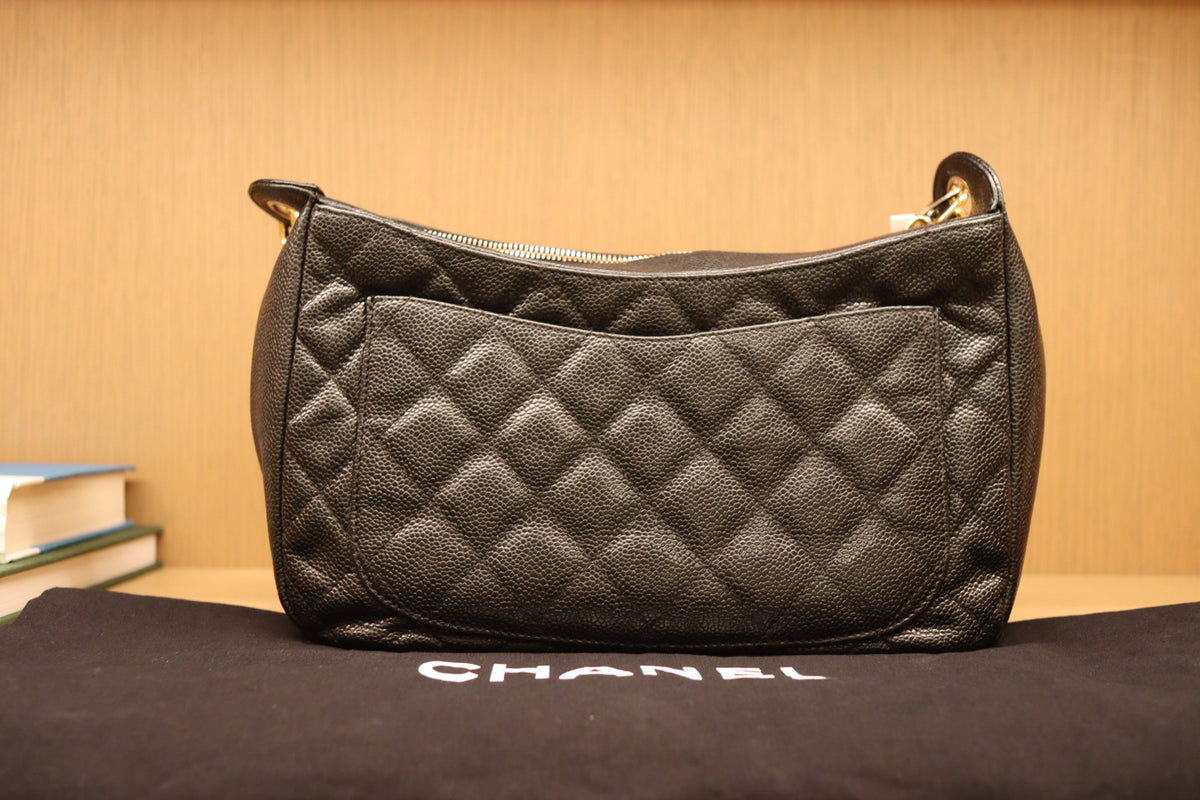 Chanel Timeless Quilted Caviar Leather Shoulder Bag