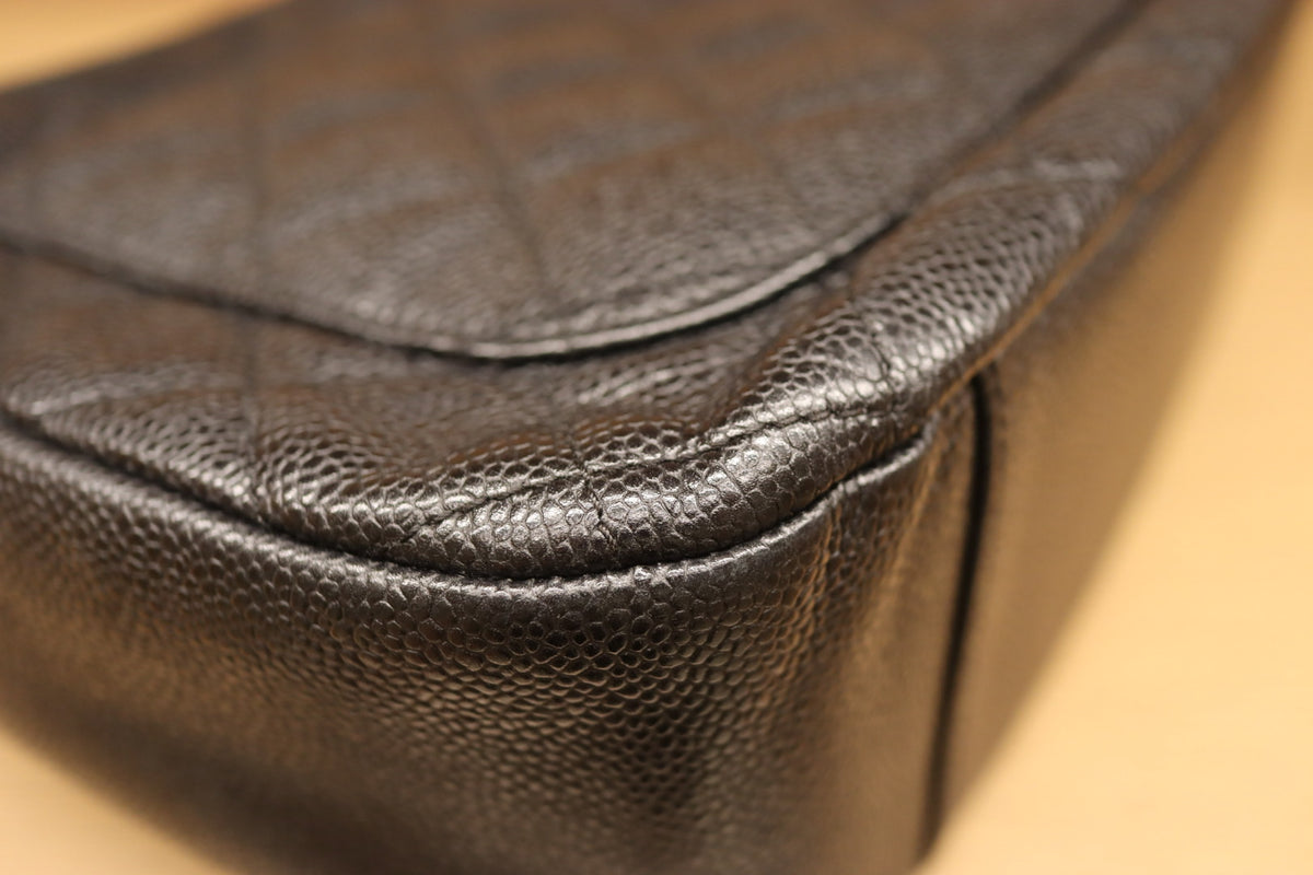 Chanel Timeless Quilted Caviar Leather Shoulder Bag