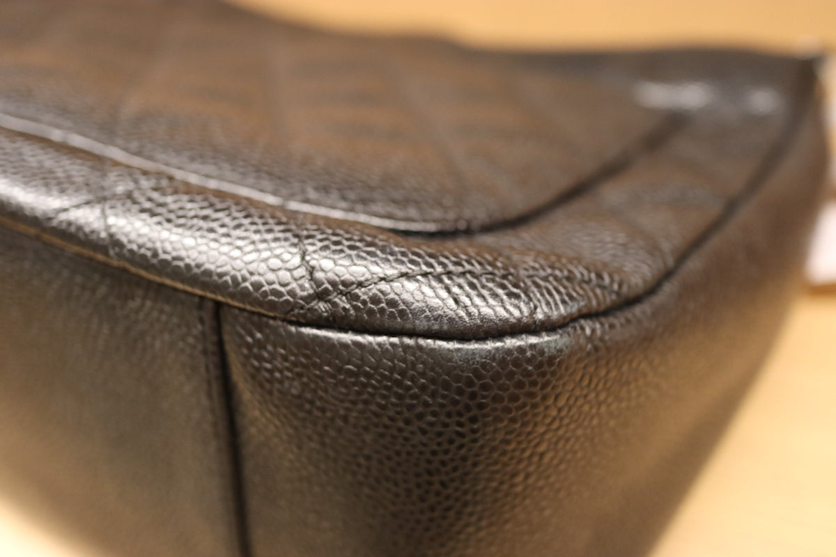 Chanel Timeless Quilted Caviar Leather Shoulder Bag