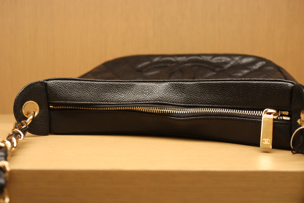 Chanel Timeless Quilted Caviar Leather Shoulder Bag