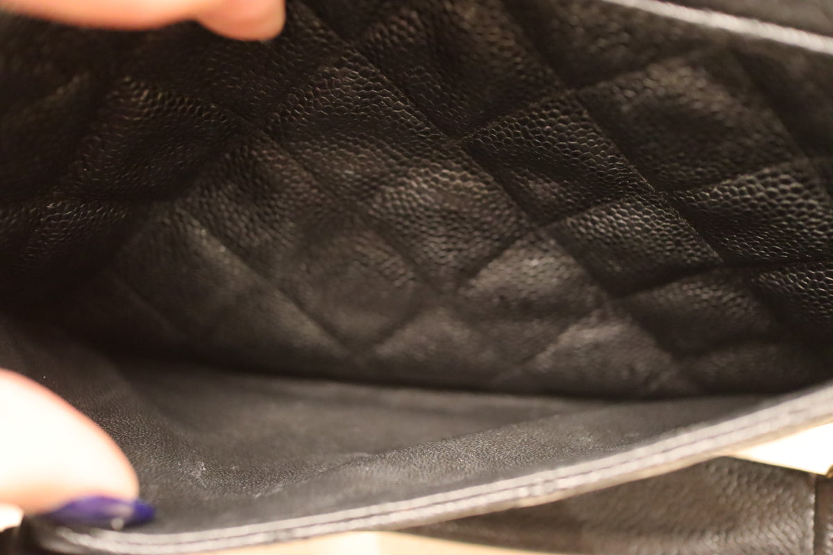 Chanel Timeless Quilted Caviar Leather Shoulder Bag