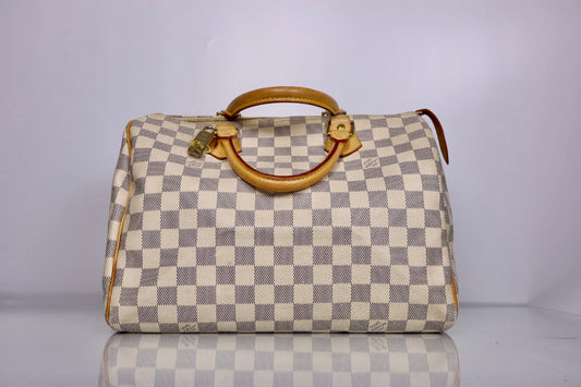 Louis Vuitton Speedy 30 Damier Azur