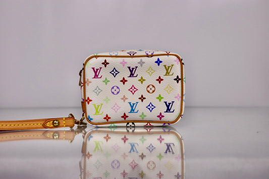 Louis Vuitton x Takashi Murakami White Wapity Pouch