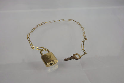Louis Vuitton Lock & Key Paperclip Necklace | No. 310